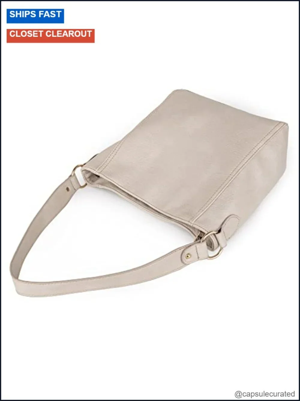 Vegan Leather Hobo Shoulder Bag Purse Women's Handbag Medium Soft